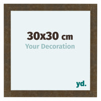 Como MDF Fotokader 30x30cm Goud Antiek Voorzijde Maat | Yourdecoration.be