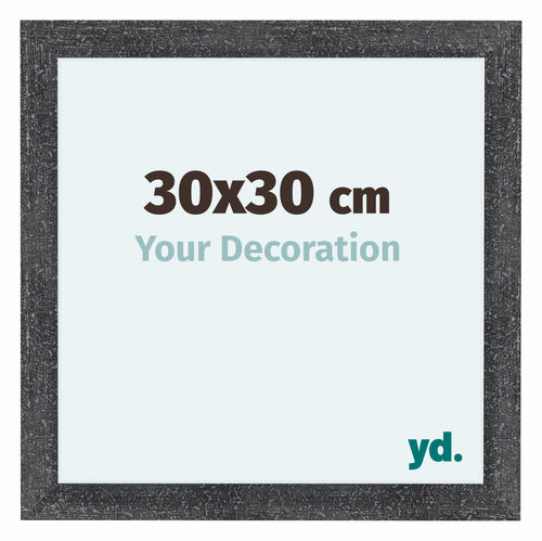 Como MDF Fotokader 30x30cm Grijs Geveegd Voorzijde Maat | Yourdecoration.be