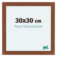 Como MDF Fotokader 30x30cm Notenboom Voorzijde Maat | Yourdecoration.be