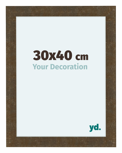 Como MDF Fotokader 30x40cm Goud Antiek Voorzijde Maat | Yourdecoration.be