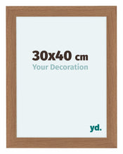 Como MDF Fotokader 30x40cm Notenhout Licht Voorzijde Maat | Yourdecoration.be