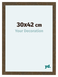 Como MDF Fotokader 30x42cm Goud Antiek Voorzijde Maat | Yourdecoration.be