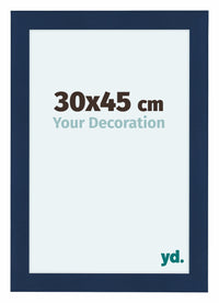 Como MDF Fotokader 30x45cm Donkerblauw Geveegd Voorzijde Maat | Yourdecoration.be