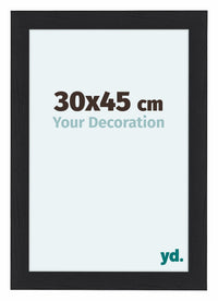 Como MDF Fotokader 30x45cm Zwart Houtnerf Voorzijde Maat | Yourdecoration.be