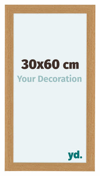Como MDF Fotokader 30x60cm Beuken Voorzijde Maat | Yourdecoration.be