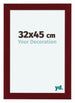 Como MDF Fotokader 32x45cm Wijnrood Geveegd Voorzijde Maat | Yourdecoration.be