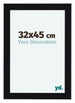 Como MDF Fotokader 32x45cm Zwart Hoogglans Voorzijde Maat | Yourdecoration.be
