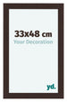 Como MDF Fotokader 33x48cm Eiken Donker Voorzijde Maat | Yourdecoration.be