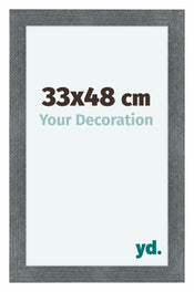 Como MDF Fotokader 33x48cm IJzer Geveegd Voorzijde Maat | Yourdecoration.be