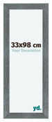 Como MDF Fotokader 33x98cm IJzer Geveegd Voorzijde Maat | Yourdecoration.be