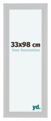 Como MDF Fotokader 33x98cm Wit Mat Voorzijde Maat | Yourdecoration.be