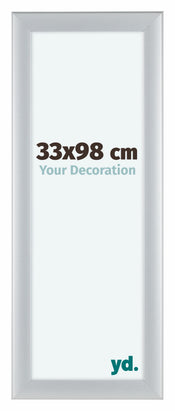 Como MDF Fotokader 33x98cm Zilver Mat Voorzijde Maat | Yourdecoration.be