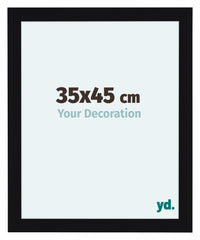 Como MDF Fotokader 35x45cm Zwart Hoogglans Voorzijde Maat | Yourdecoration.be