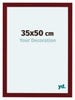 Como MDF Fotokader 35x50cm Wijnrood Geveegd Voorzijde Maat | Yourdecoration.be