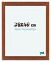 Como MDF Fotokader 36x49cm Walnoot Voorzijde Maat | Yourdecoration.be
