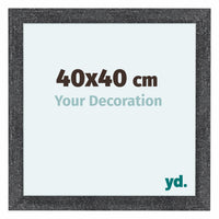 Como MDF Fotokader 40x40cm Grijs Geveegd Voorzijde Maat | Yourdecoration.be