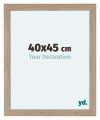 Como MDF Fotokader 40x45cm Eiken Licht Voorzijde Maat | Yourdecoration.be