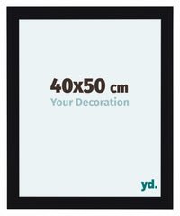 Como MDF Fotokader 40x50cm Zwart Hoogglans Voorzijde Maat | Yourdecoration.be