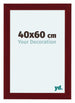 Como MDF Fotokader 40x60cm Wijnrood Geveegd Voorzijde Maat | Yourdecoration.be