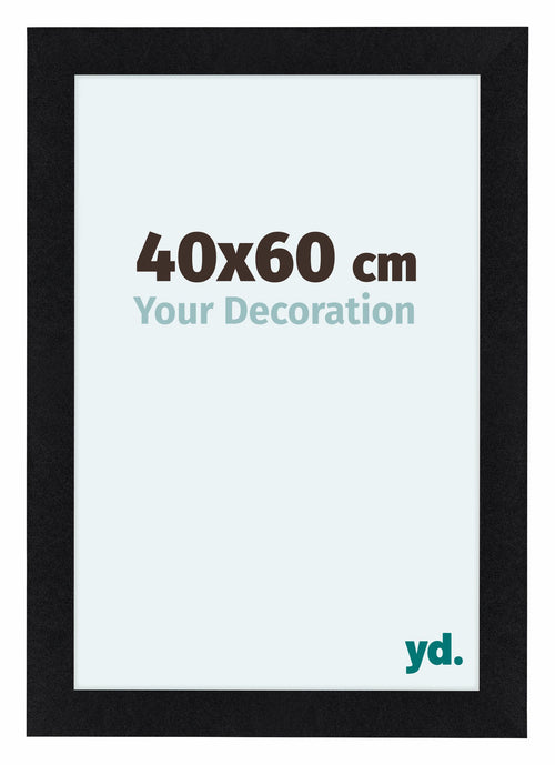 Como MDF Fotokader 40x60cm Zwart Mat Voorzijde Maat | Yourdecoration.be