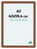 Como MDF Fotokader 42x59 4cm A2 Notenboom Voorzijde Maat | Yourdecoration.be