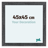 Como MDF Fotokader 45x45cm Grijs Geveegd Voorzijde Maat | Yourdecoration.be