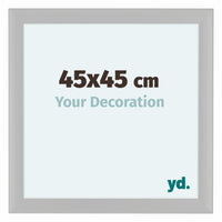 Como MDF Fotokader 45x45cm Wit Houtnerf Voorzijde Maat | Yourdecoration.be