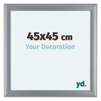 Como MDF Fotokader 45x45cm Zilver Mat Voorzijde Maat | Yourdecoration.be