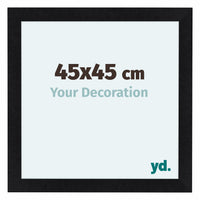 Como MDF Fotokader 45x45cm Zwart Mat Voorzijde Maat | Yourdecoration.be