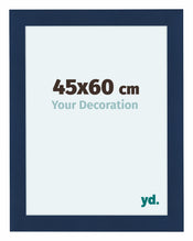 Como MDF Fotokader 45x60cm Donkerblauw Geveegd Voorzijde Maat | Yourdecoration.be