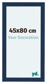 Como MDF Fotokader 45x80cm Donkerblauw Geveegd Voorzijde Maat | Yourdecoration.be