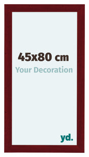 Como MDF Fotokader 45x80cm Wijnrood Geveegd Voorzijde Maat | Yourdecoration.be