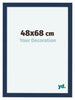 Como MDF Fotokader 48x68cm Donkerblauw Geveegd Voorzijde Maat | Yourdecoration.be