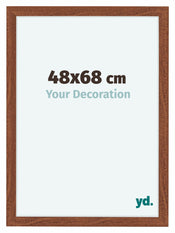 Como MDF Fotokader 48x68cm Walnoot Voorzijde Maat | Yourdecoration.be