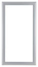 Como MDF Fotokader 50x100cm Zilver Mat Voorzijde | Yourdecoration.be