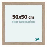 Como MDF Fotokader 50x50cm Eiken Licht Voorzijde Maat | Yourdecoration.be