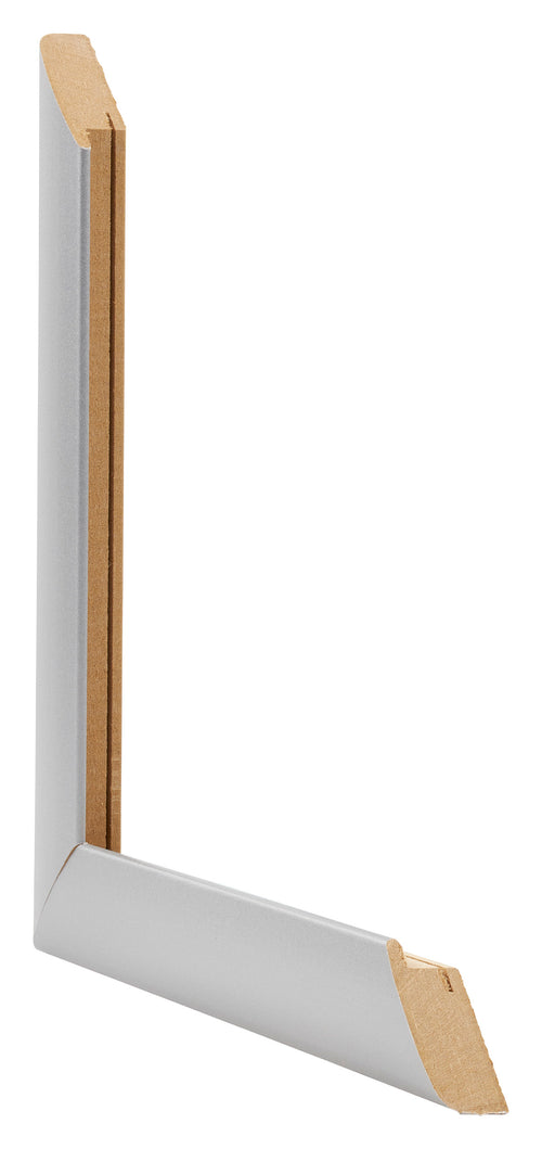 Como MDF Fotokader 50x50cm Zilver Mat Doorsnede | Yourdecoration.be