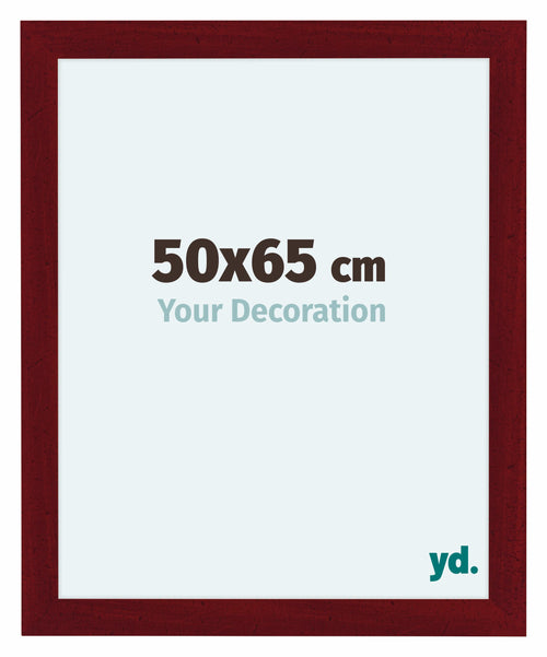 Como MDF Fotokader 50x65cm Wijnrood Geveegd Voorzijde Maat | Yourdecoration.be