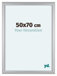 Como MDF Fotokader 50x70cm Zilver Mat Voorzijde Maat | Yourdecoration.be