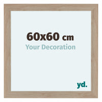 Como MDF Fotokader 60x60cm Eiken Licht Voorzijde Maat | Yourdecoration.be