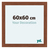 Como MDF Fotokader 60x60cm Notenboom Voorzijde Maat | Yourdecoration.be