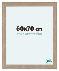Como MDF Fotokader 60x70cm Eiken Licht Voorzijde Maat | Yourdecoration.be