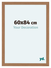 Como MDF Fotokader 60x84cm Notenhout Licht Voorzijde Maat | Yourdecoration.be
