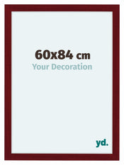 Como MDF Fotokader 60x84cm Wijnrood Geveegd Voorzijde Maat | Yourdecoration.be