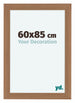 Como MDF Fotokader 60x85cm Notenhout Licht Voorzijde Maat | Yourdecoration.be
