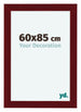 Como MDF Fotokader 60x85cm Wijnrood Geveegd Voorzijde Maat | Yourdecoration.be