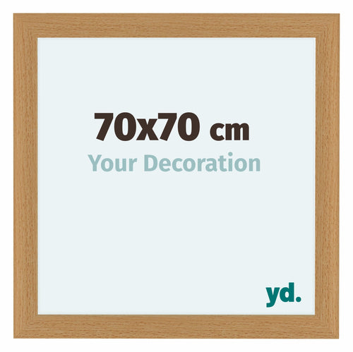 Como MDF Fotokader 70x70cm Beuken Voorzijde Maat | Yourdecoration.be