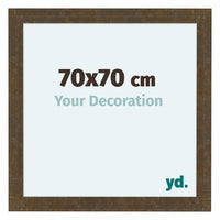 Como MDF Fotokader 70x70cm Goud Antiek Voorzijde Maat | Yourdecoration.be
