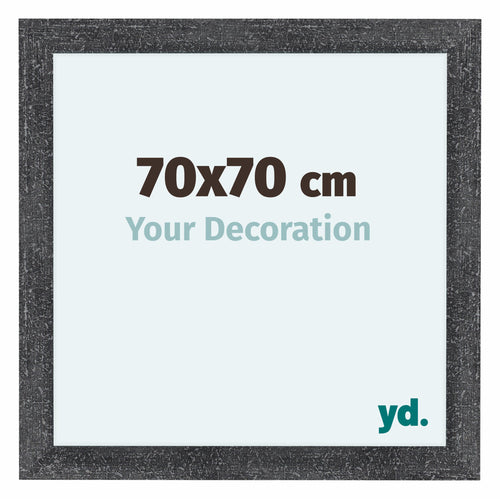 Como MDF Fotokader 70x70cm Grijs Geveegd Voorzijde Maat | Yourdecoration.be