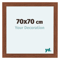 Como MDF Fotokader 70x70cm Notenboom Voorzijde Maat | Yourdecoration.be